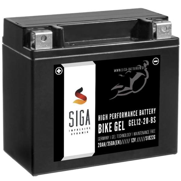 SIGA YTX20-BS GEL Motorrad Batterie 20Ah 12V 350AEN